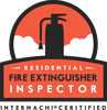 Internachi certified fire extinguisher logo